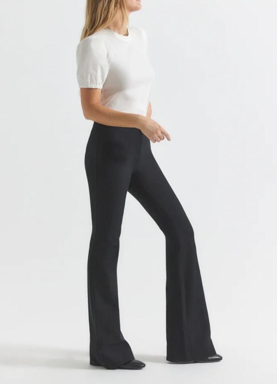 Derek Lam 10 Crosby Black Pants Wide Flare Legs
